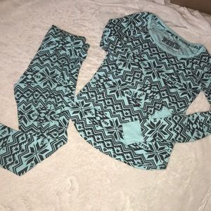 Mint PINK Pajama Set